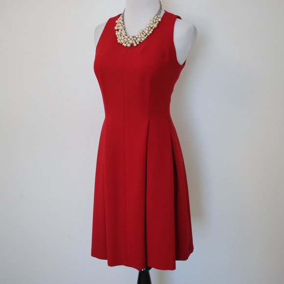 LOFT Dresses & Skirts - ANN TAYLOR LOFT Size 0 Red Dress NWT